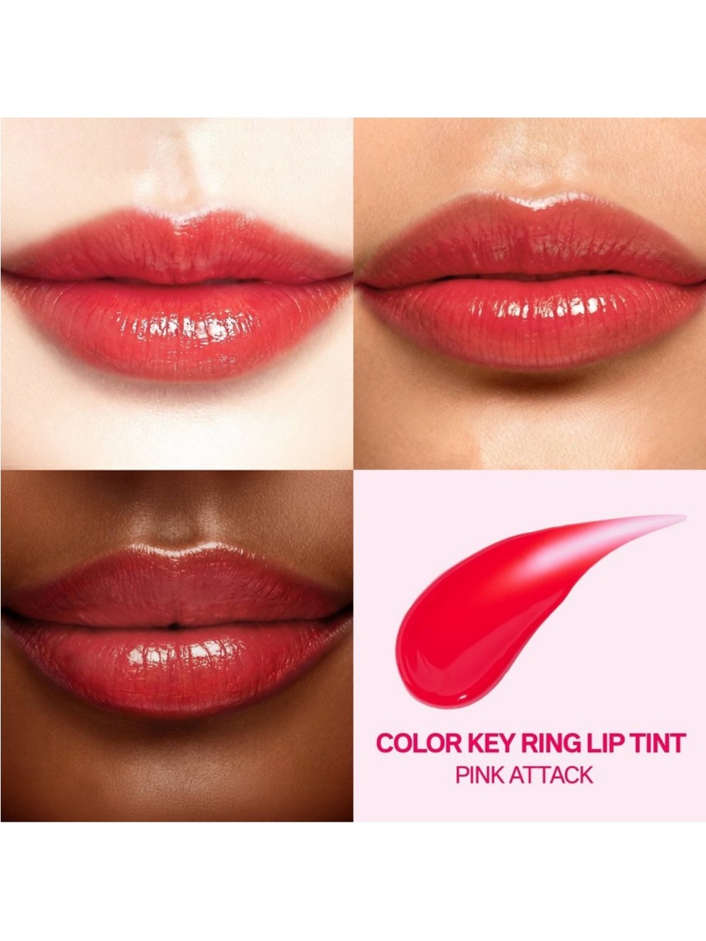 I'm Meme Color Key Ring Water Gel Tint — Pink & Mint - Picture 2 of 4